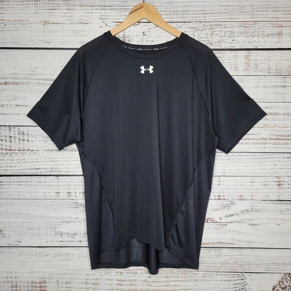 Under Armour Men's The Qualifier Tee Short Sleeve Black | XXL - Picture 1 of 4
